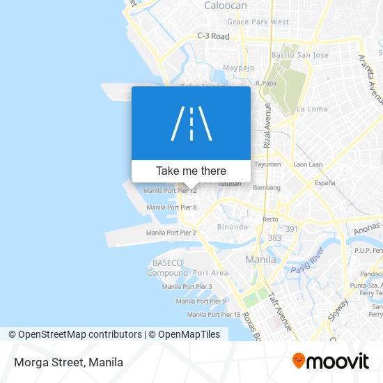 Morga Street map