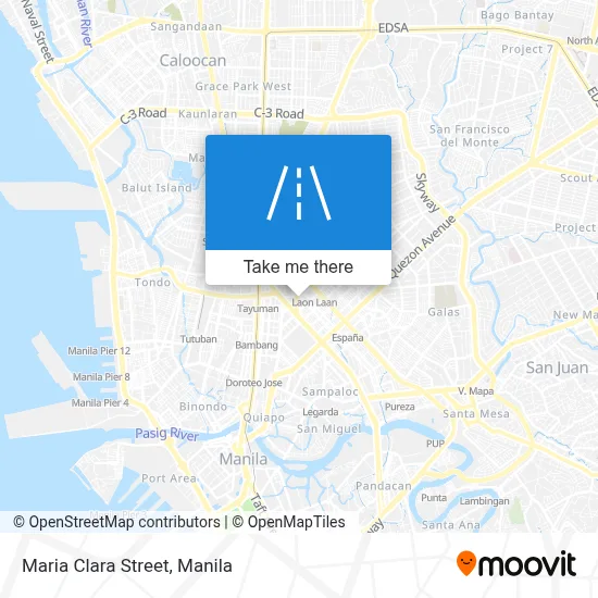 Maria Clara Street map