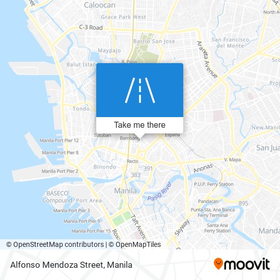 Alfonso Mendoza Street map