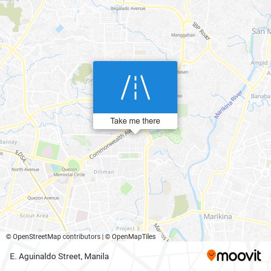 E. Aguinaldo Street map