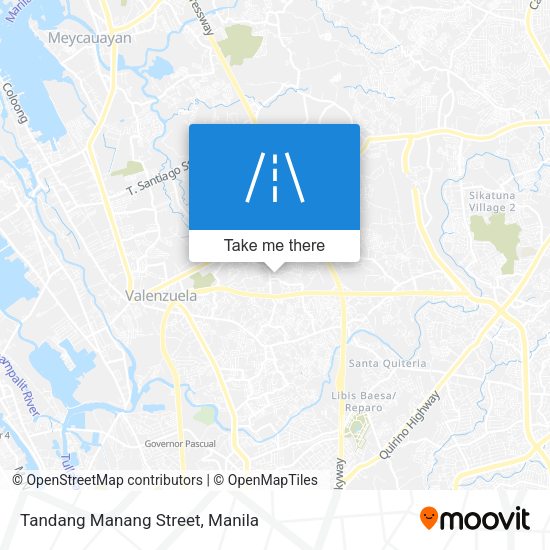 Tandang Manang Street map