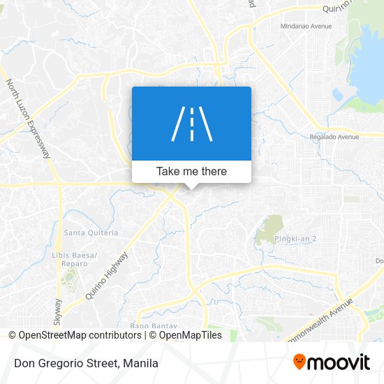 Don Gregorio Street map