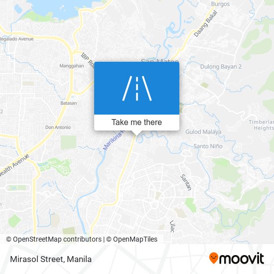 Mirasol Street map