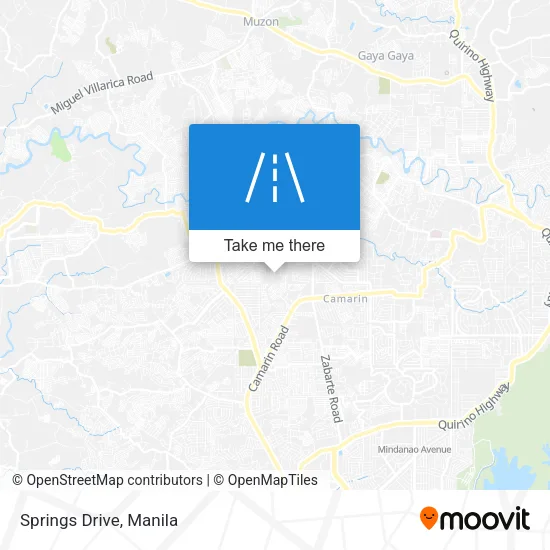 Springs Drive map