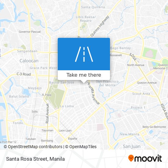 Santa Rosa Street map