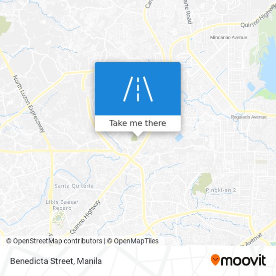 Benedicta Street map