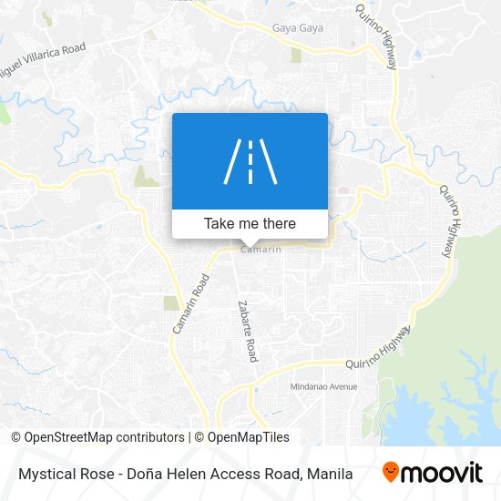 Mystical Rose - Doña Helen Access Road map
