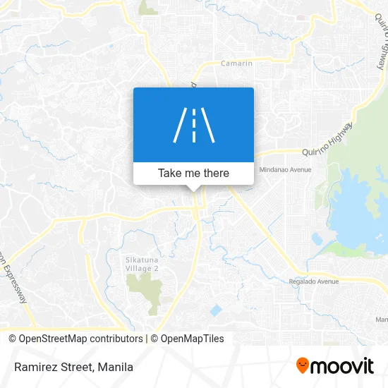 Ramirez Street map