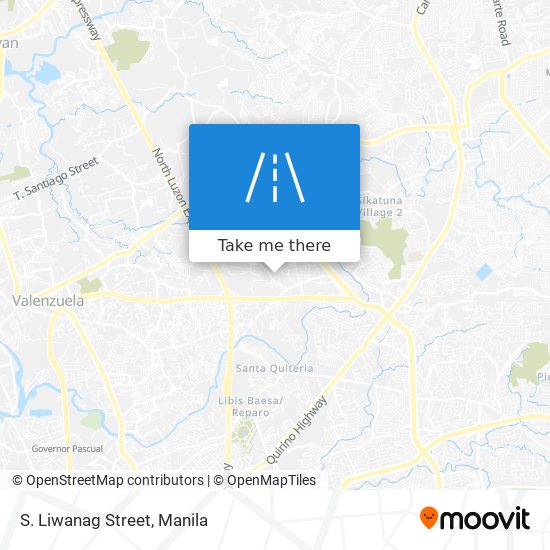 S. Liwanag Street map