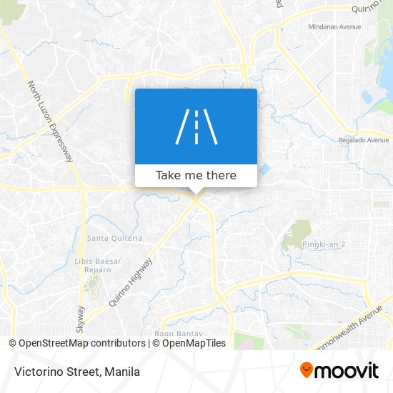 Victorino Street map