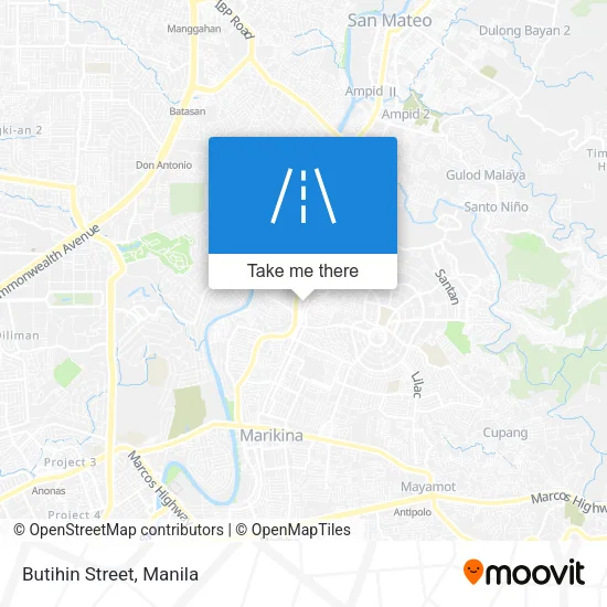 Butihin Street map