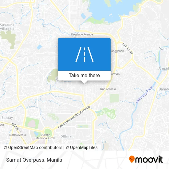 Samat Overpass map