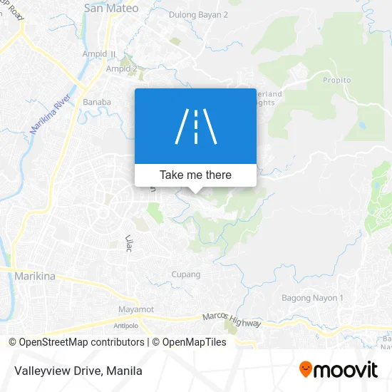 Valleyview Drive map