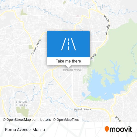 Roma Avenue map