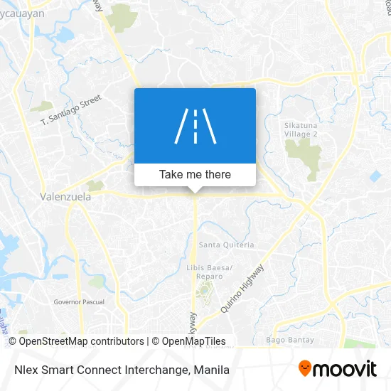 Nlex Smart Connect Interchange map
