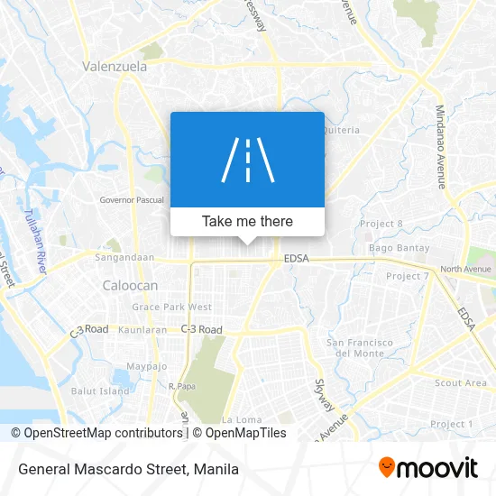 General Mascardo Street map