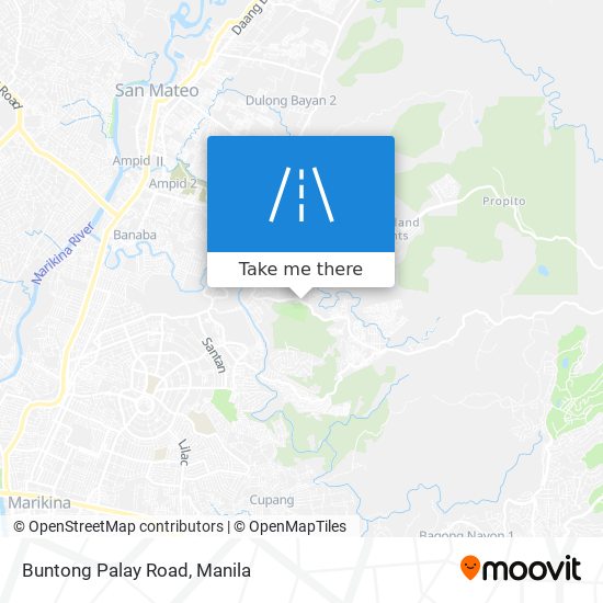 Buntong Palay Road map