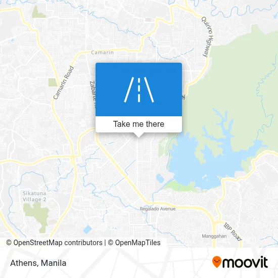 Athens map