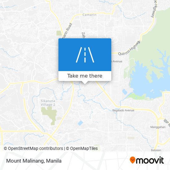 Mount Malinang map