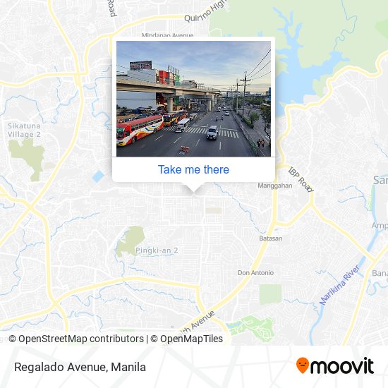 Regalado Avenue map