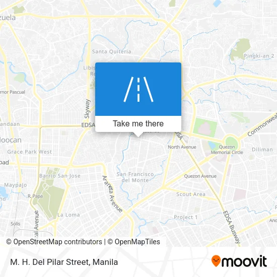 M. H. Del Pilar Street map