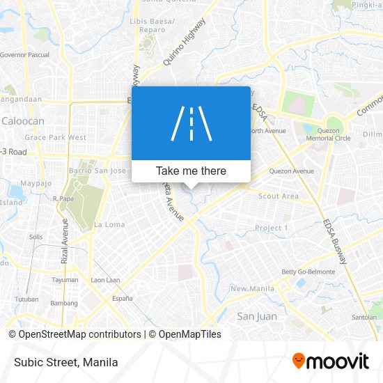 Subic Street map