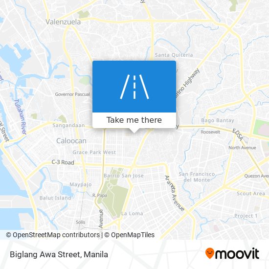 Biglang Awa Street map