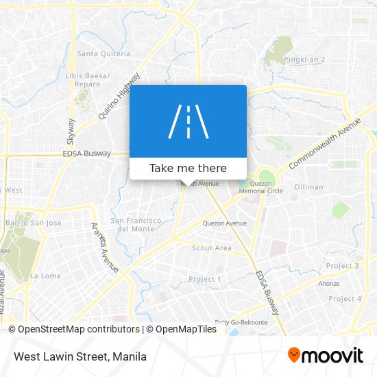 West Lawin Street map