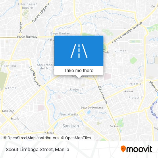 Scout Limbaga Street map