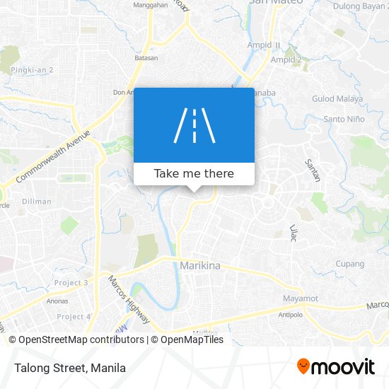 Talong Street map