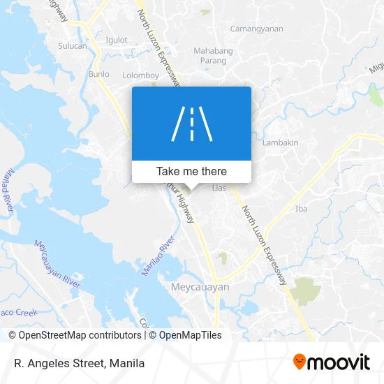 R. Angeles Street map