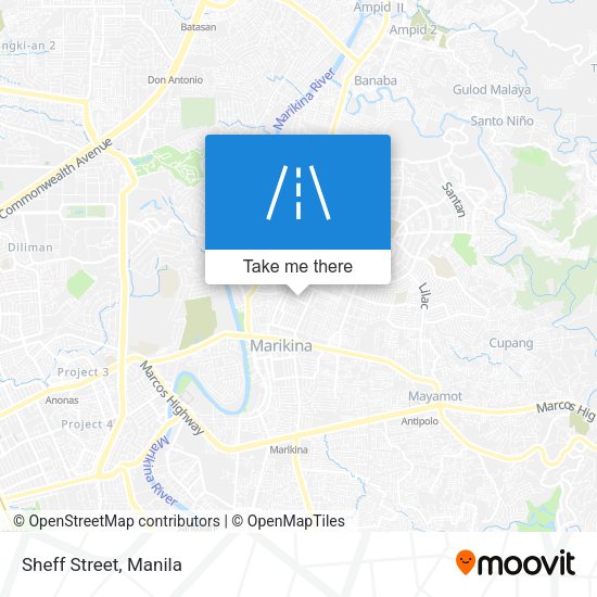 Sheff Street map