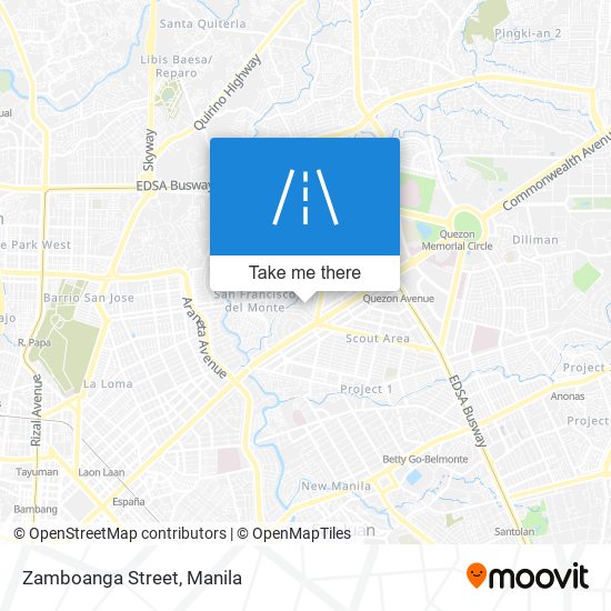 Zamboanga Street map