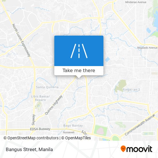 Bangus Street map