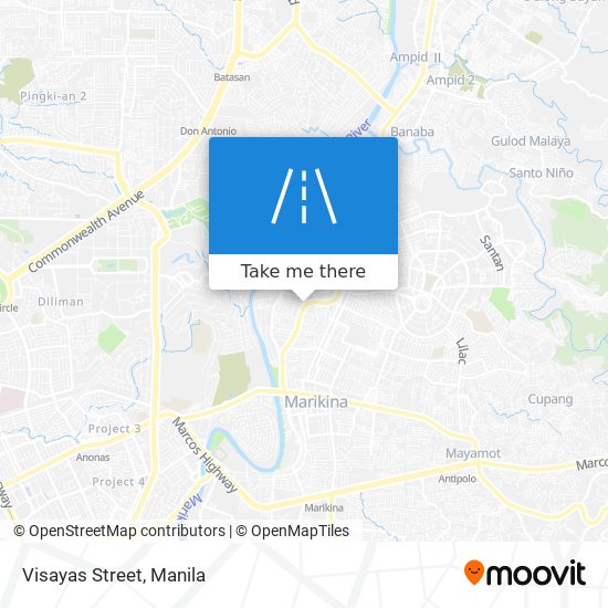 Visayas Street map
