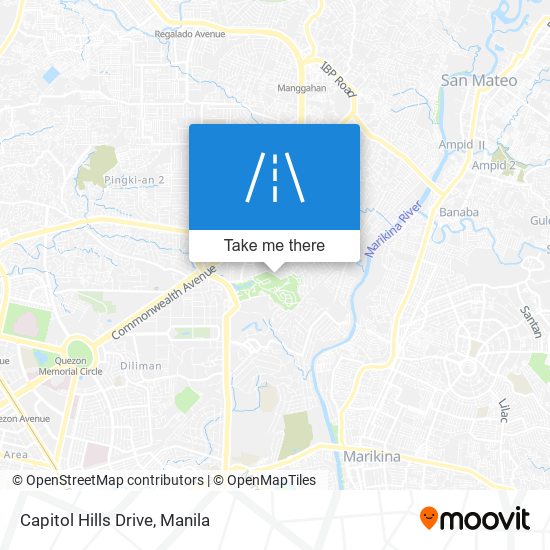 Capitol Hills Drive map