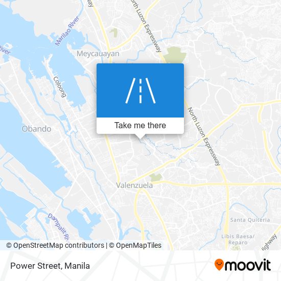 Power Street map