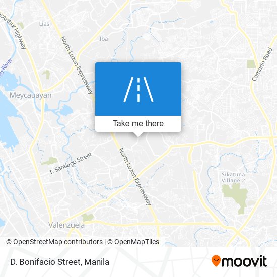 D. Bonifacio Street map