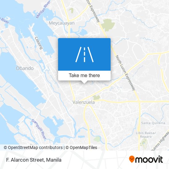F. Alarcon Street map
