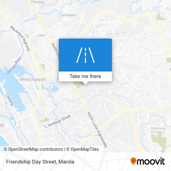 Friendship Day Street map