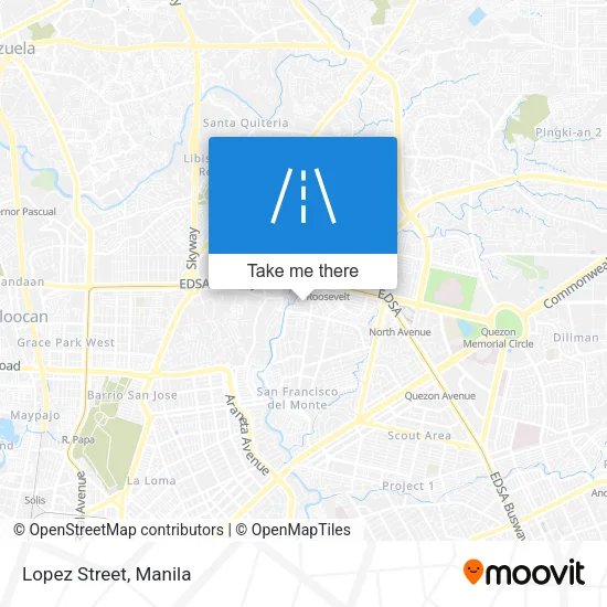 Lopez Street map