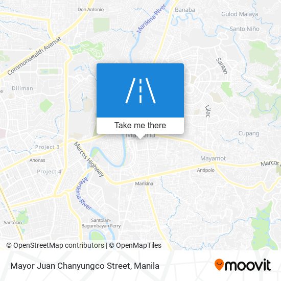 Mayor Juan Chanyungco Street map