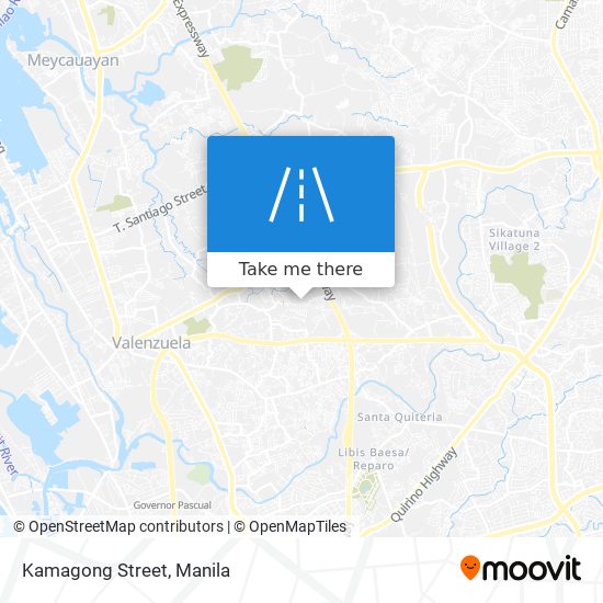 Kamagong Street map