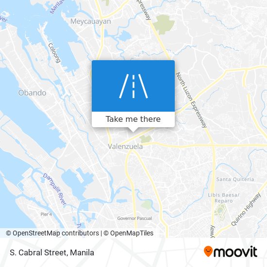 S. Cabral Street map