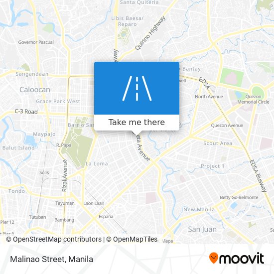 Malinao Street map