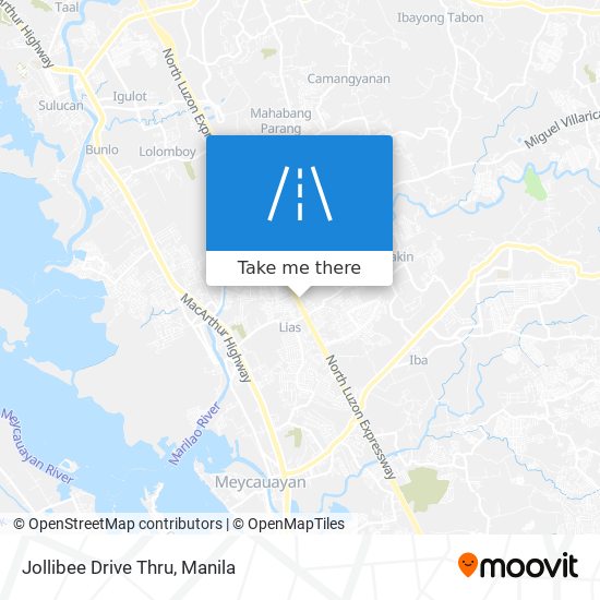 Jollibee Drive Thru map