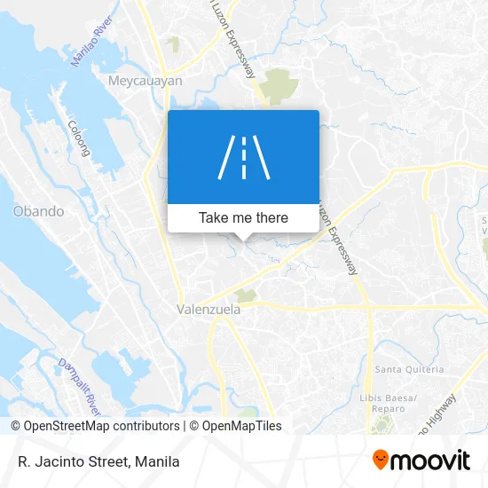 R. Jacinto Street map