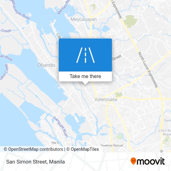 San Simon Street map