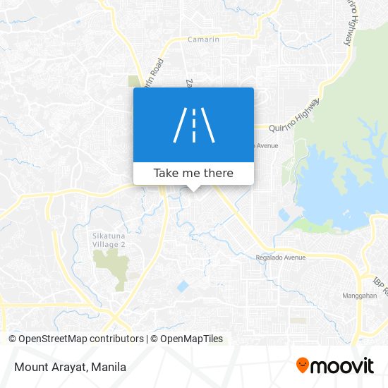 Mount Arayat map