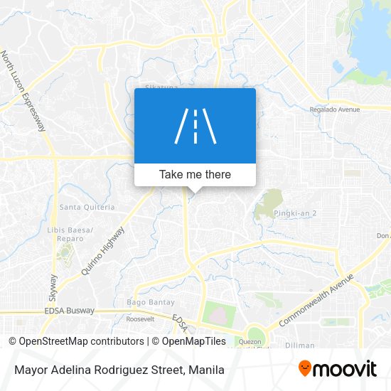 Mayor Adelina Rodriguez Street map